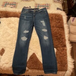 DH3 women’s jeans patched